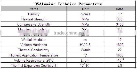 Precision Alumina structure ceramic rings