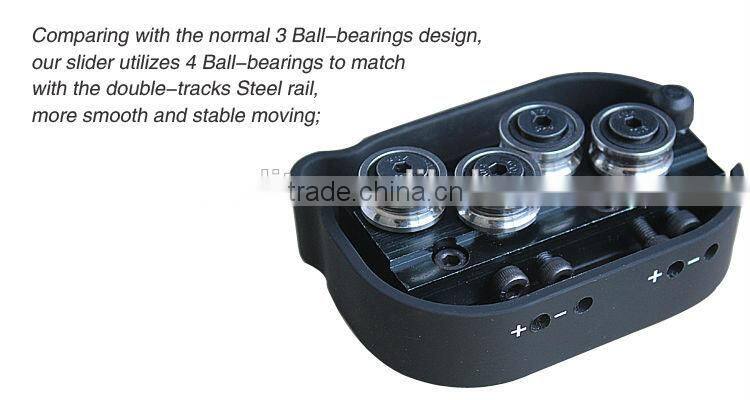 Commlite Camera Video Track Slider Video Stabilizer System with Ball-Bearing 120cm 48''