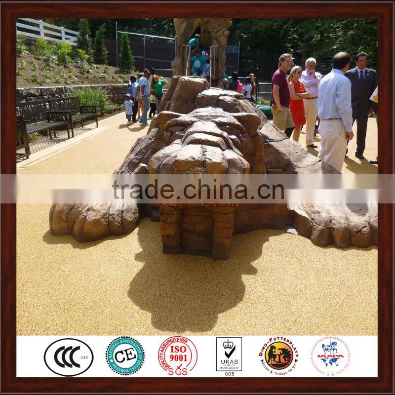 High Quality Emulation Realistic Fiberglass Prehistoric Creature Sculpture