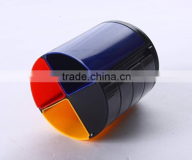 School supplies shantou plastic pen holder desk organizer pencil holder pen stands