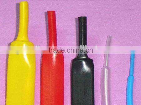 8mm hot sale polyolefin material heat shrink insulation red tube