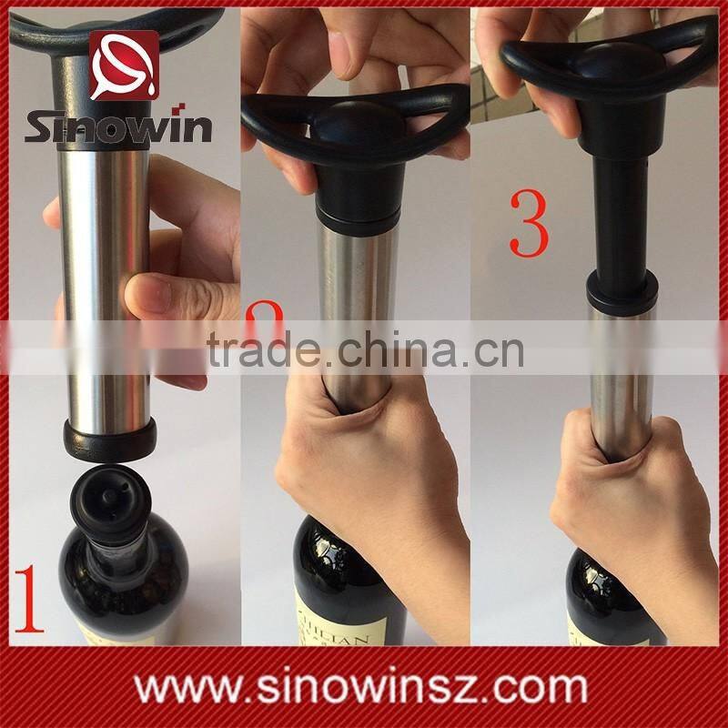 Red wine vacuum stopper wolesale wine saver stopper