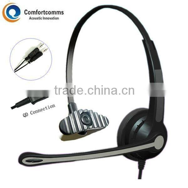 Monaural call center dual 3.5mm plug computer headset for office HSM-900FPQDJ3.5D