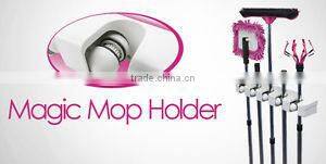 Magic Holder 5 Position Broom Organizer Broom Holder cleaning tools organizer