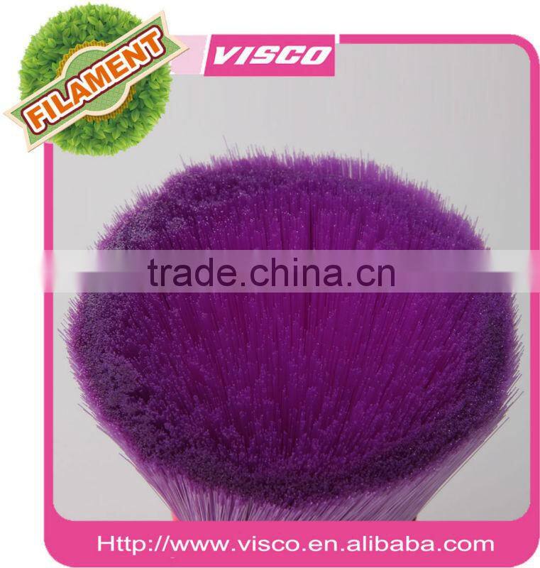 Visco plastic broom bristle