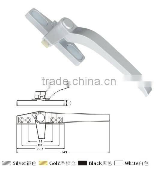 7 shape window handle XL-B012