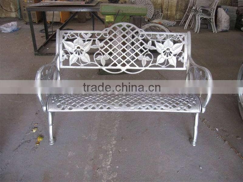 Heavy Duty All Weather Rust Free Cast Iron Outdoor Garden Bench