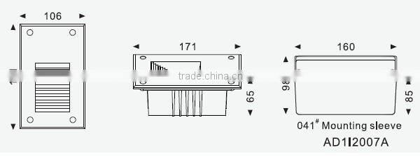 2W top quality CE RoHS listed LED outdoor wall light IP65