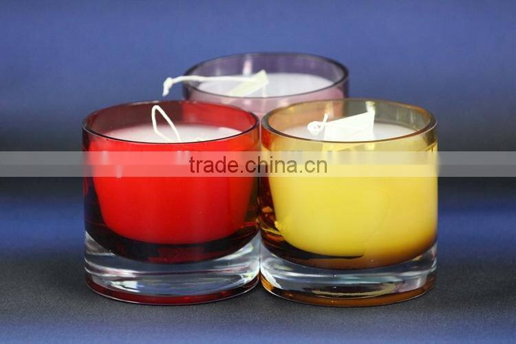 Scented Soy Candles in Crystal Container with Lid
