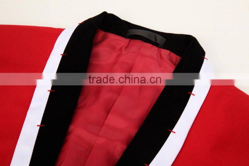 2016 men coat pant designs wedding suit red formal dress suit wedding