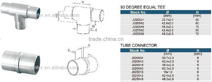 SS/garde corps inox/Stainless steel 90 degree elbow