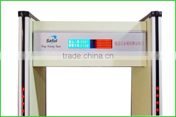 Durable structure IP55 waterproof walk through metal detector/metal detector entrance door