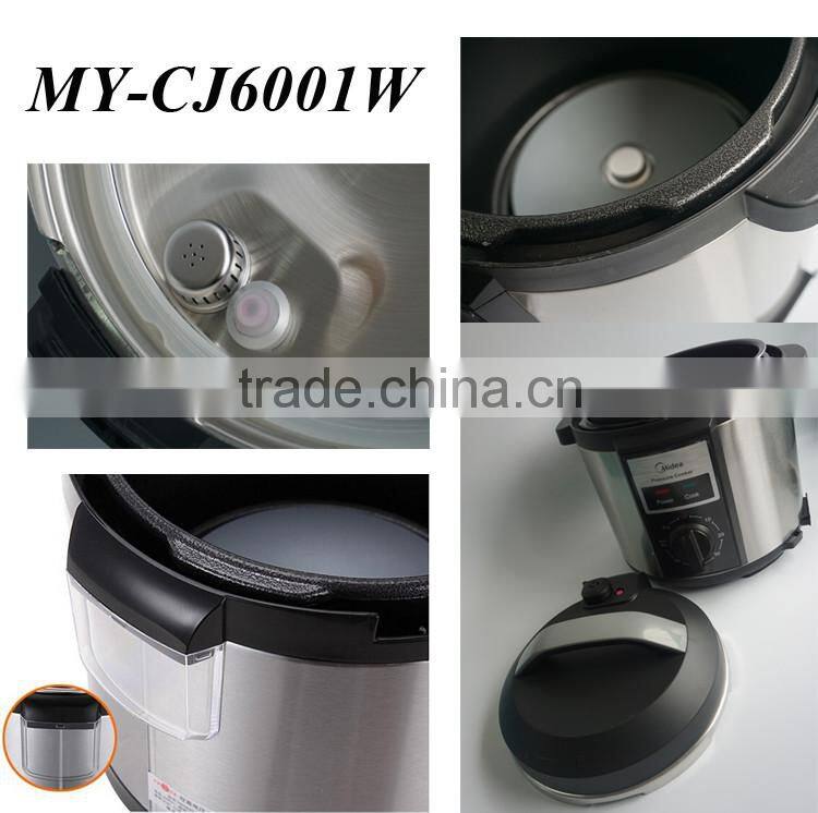 2016 Function Cooker Manufcturers Electric Pressure Cooker 6L