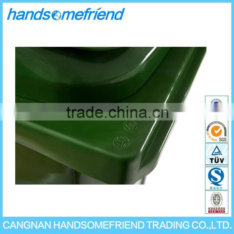 240 liters Plastic dustbin with wheels waste bin,plastic garbage can,large dustbin
