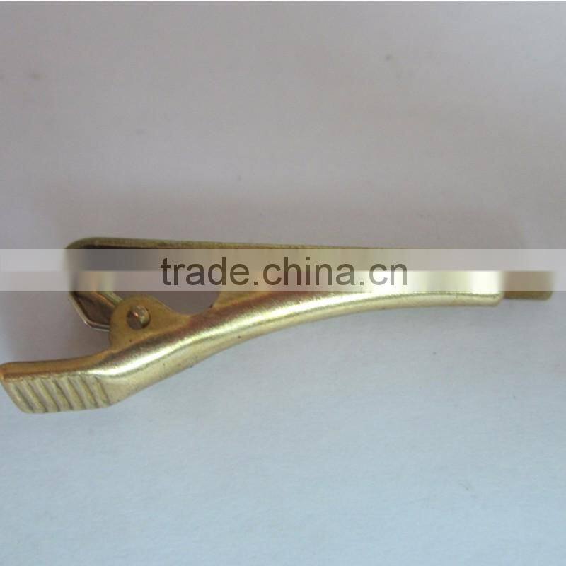 cheap high quality custom made solid brass tie clip for wholesale