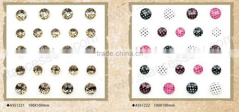 Fashion adhesive craft scrapbooking acrylic flat back stones