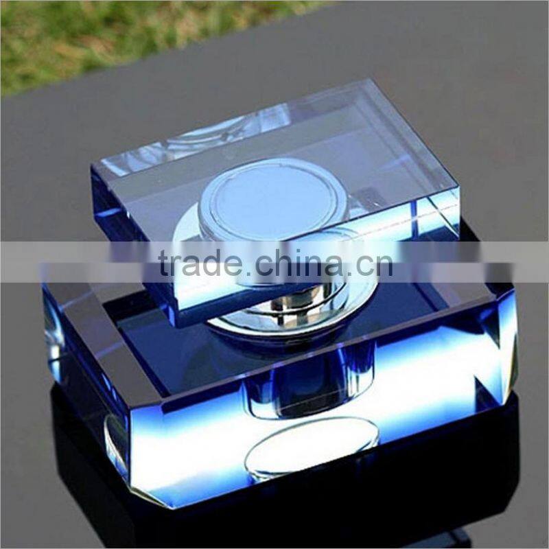 wholesale empty refillable glass crystal cheaper car perfume bottle
