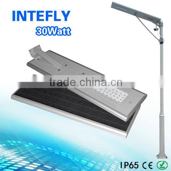 2016 best selling 30W solar led street light price,12v IP65 5 years warranty solar power led street light