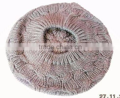 2011 fashion cable accessory Acrylic hat