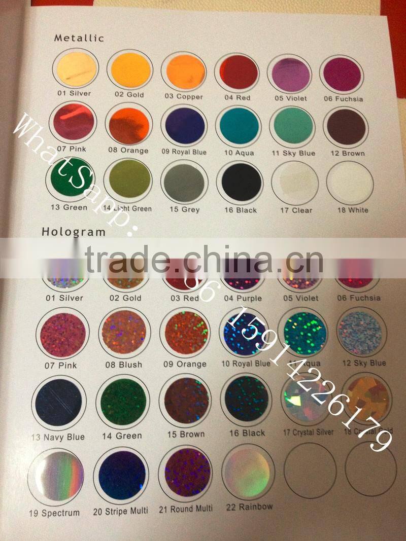 red color laser PU heat transfer vinyl