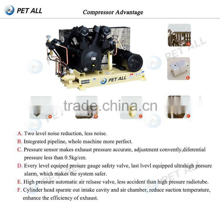 high pressure air compressor for PET blowing machine