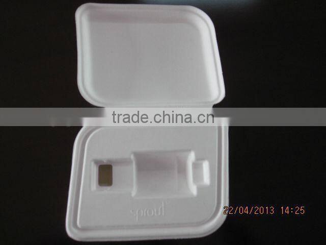 2014 Amazon Products Hot Selling Protective Sustainable Biodegradable Recyclable Pulp Paper Trays,Natural Pulp Molded Packaging