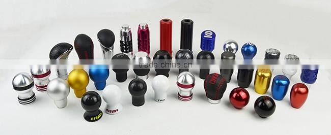 shifter knob leather/Aluminum/carbon fiber