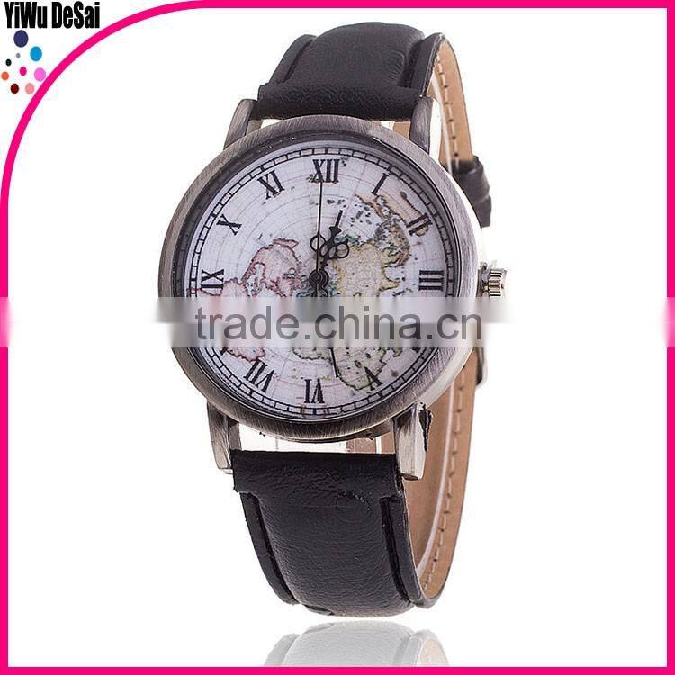 Casual Quartz Watch Women Dress Wristwatches Female Casual Flower Print Quartz Watch