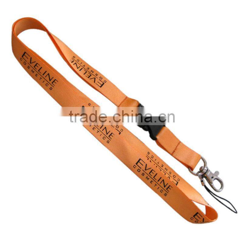 2015 high quality personalised Imprinted Tube Lanyards