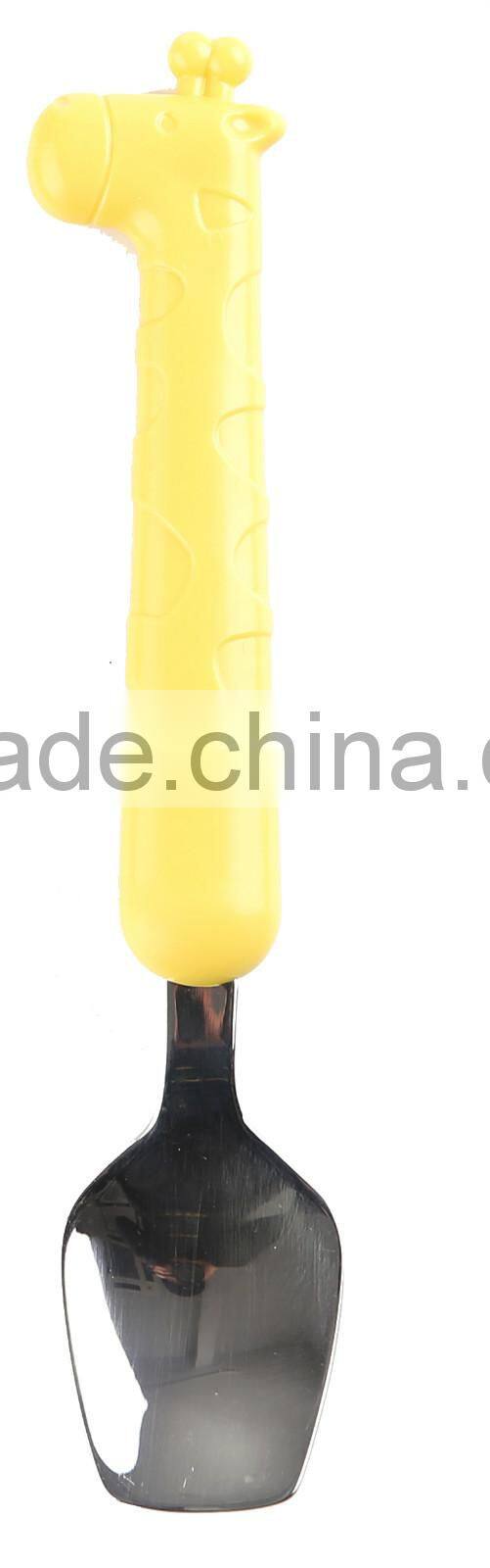 Babymatee Cartoon Stainless Steel Baby/ Children's Spoon & Fork for baby