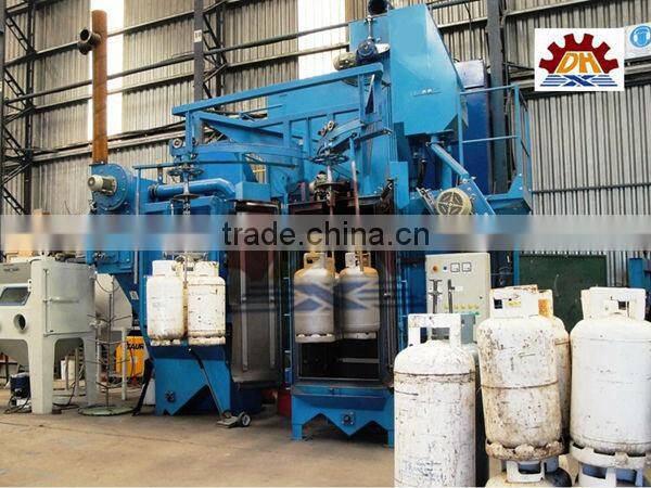 continuous Hanging Chain Shot Blasting Machine For LPG Cylinder