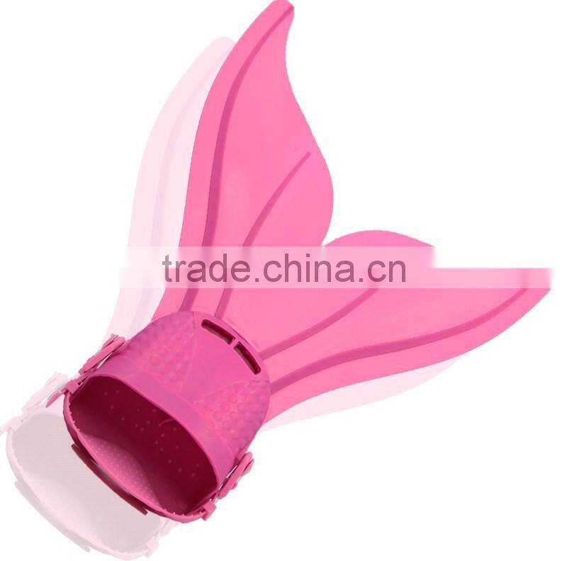 plastic cheap long blade full foot fins for spearfishing hunting underwater