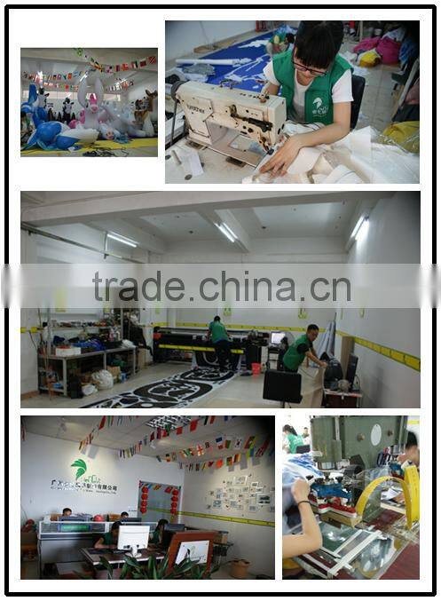 Colorful High Quality Outdoor Attractive Interesting Inflatable Christmas Cartoon Train