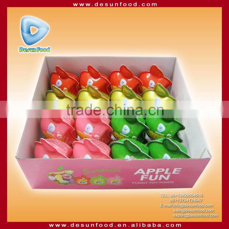 crystal rock candy Colourful Hard Candy In Cute heart Glass Bottle