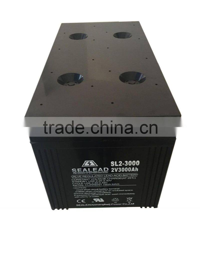 factory wholesale ups sealed lead acid maintenance free 2v 3000ah medical equipment reserve battery