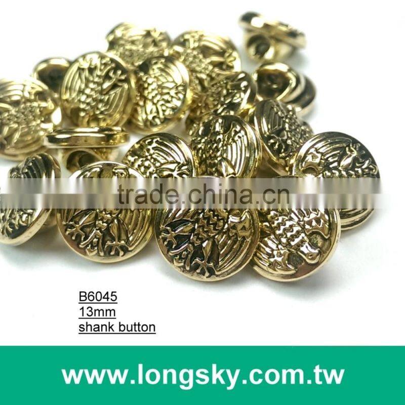 (#B6043/13mm) Taiwan made lance pattern small shank buttons for youngs shirt