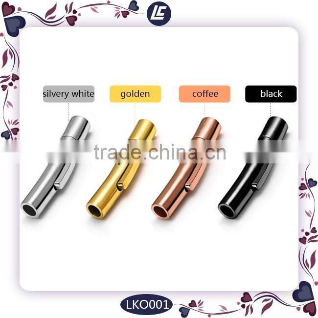 316 stainless steel 5mm magnetic clasp for round leather cord