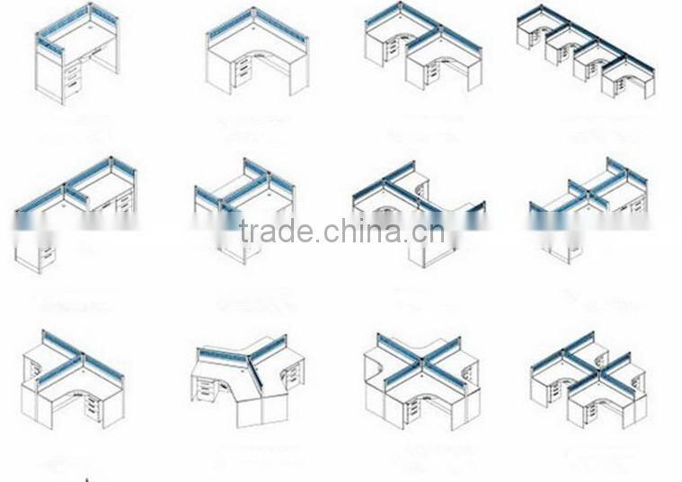 Made in foshan factory best price office desk partition