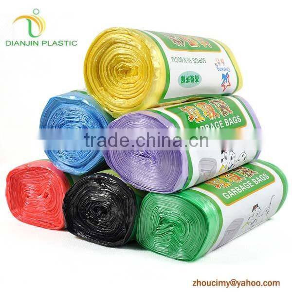 Christmas Plastic garbage bag in roll