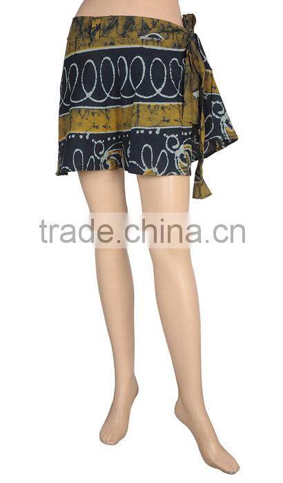 Shop Online Cotton Wrap Skirt With Designer Printings Export Quality