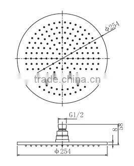 australian shower watermark brass shower rose ARB1048