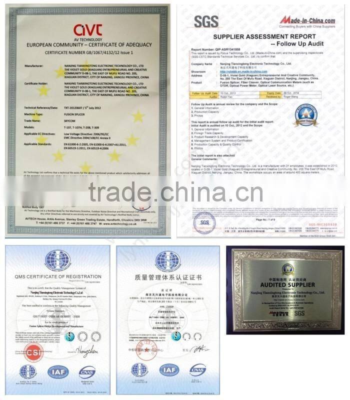 207 fusion optics/sumitomo type 39/splicing machine price