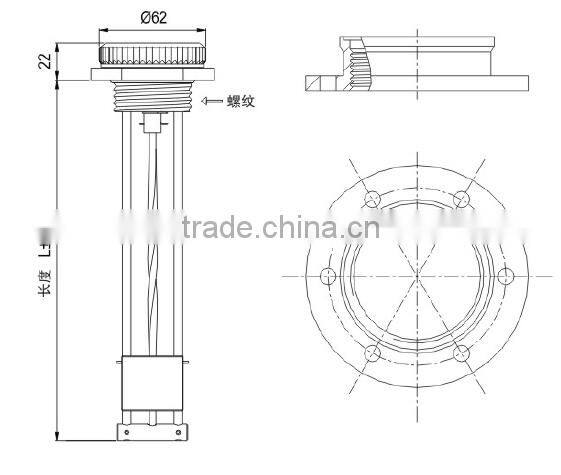 MG-710 mechanical fuel gauge, mechanical measuring instrument
