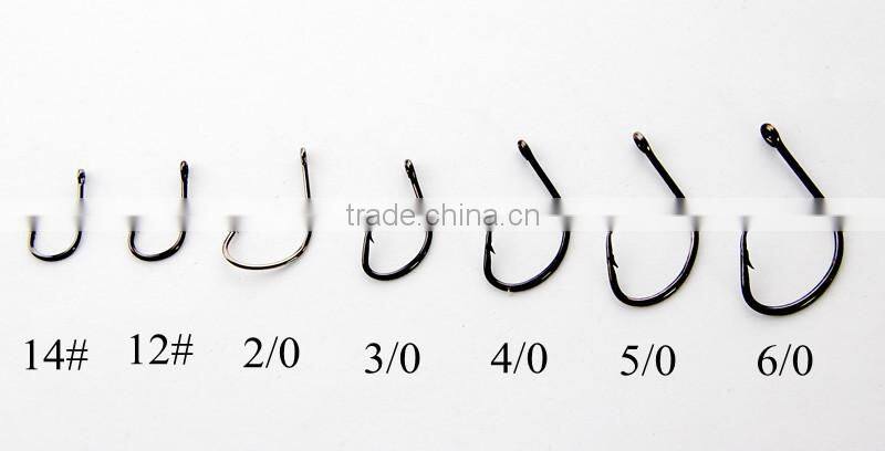 sport circle hook high carbon steel 14# 500pcs/bag