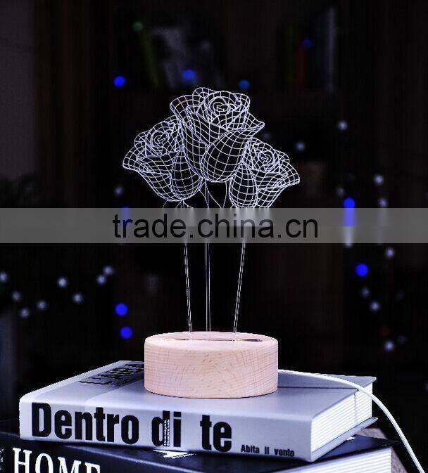 Custom 3D Night Light Led, 3D Lamp Light