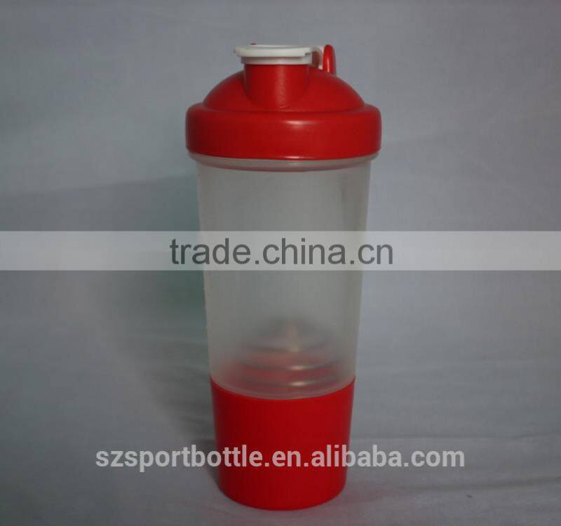 Hot sale High Quality eco friendly Protein Bottle with mixer 400ml