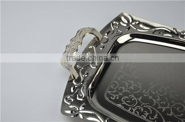 silver serving trays T361