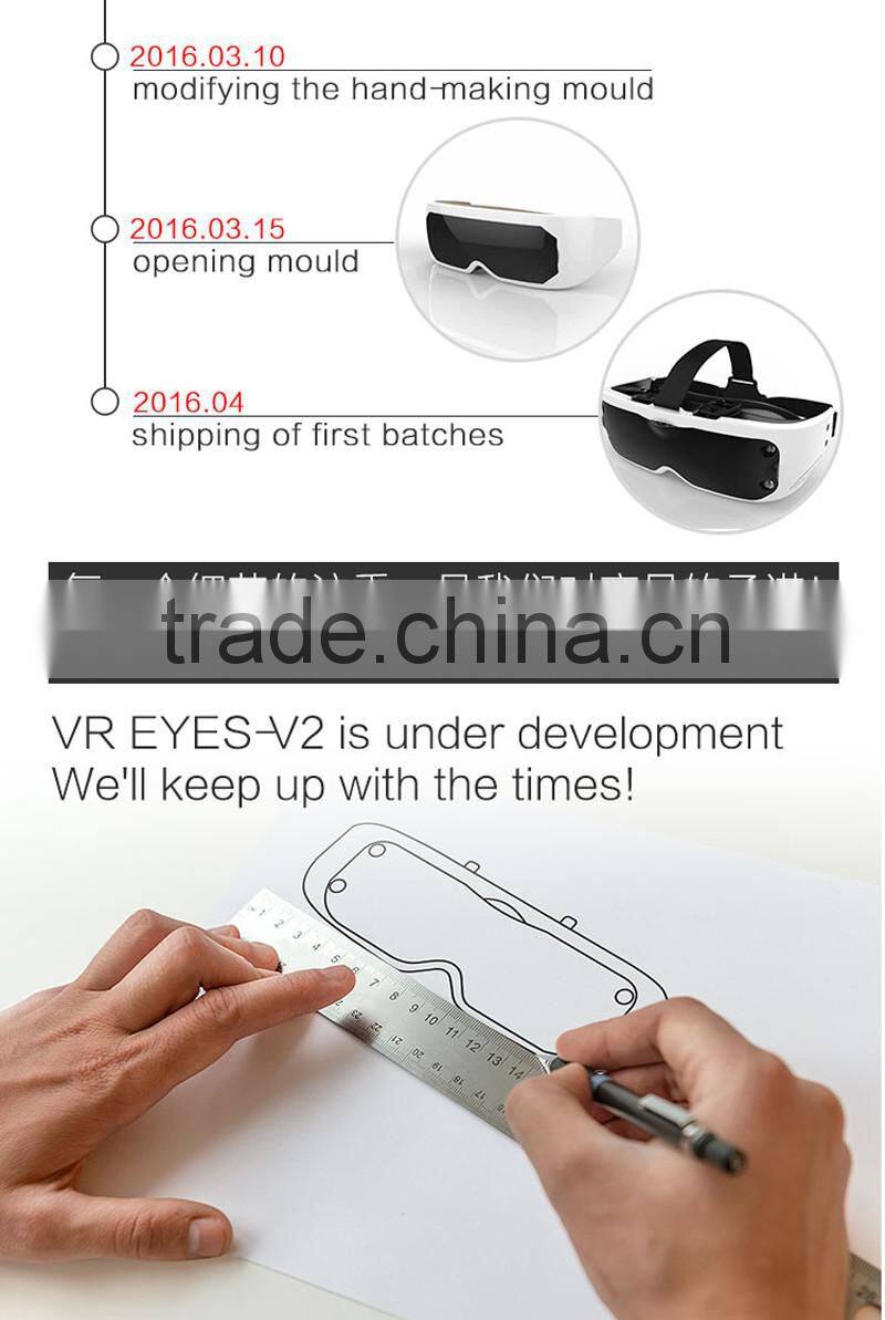 The newest Version Virtual Reality VR BOX 3D Glasses HD VR virtual reality 3d glasses