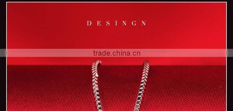 925 silver necklace pendant oval shape syntheric diamond setting pendant short chain necklace