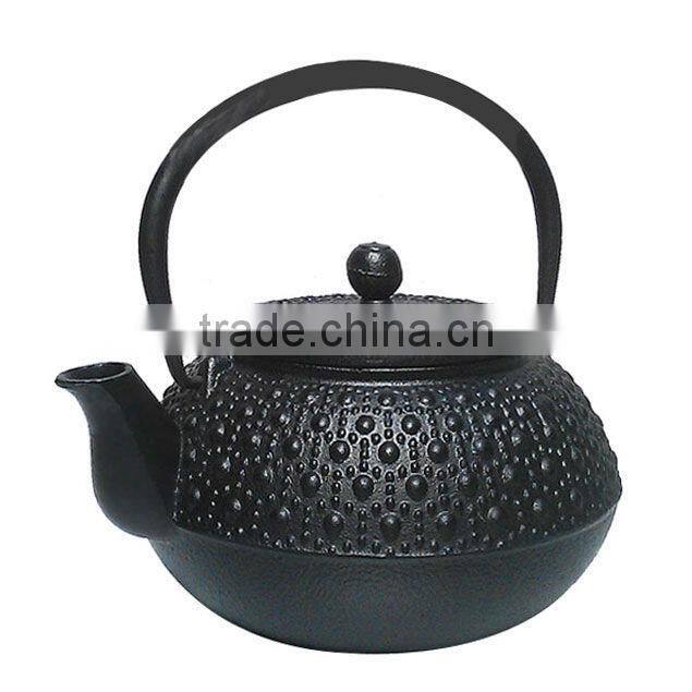 cast iron enamel tea pot